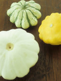 Buy Three Different Squashes (Patty Pan Squashes) at AllPosters.com