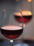 Close up of a Glass of Red Wine