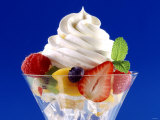 Buy Fruit Salad with Cream Topping at AllPosters.com