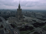 Warsaw's Palace of Culture and Surrounding Cityscape, Poland