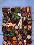 Buy Various Exotic Herbs and Spices in Bowls at AllPosters.com