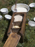 Buy Yogurt and Flour in a 100-Year-Old Box at a Buddhist Monastery, Qinghai, China at AllPosters.com