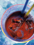 Soda in Glass with Ice