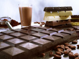 Buy Bar of Chocolate with Cocoa, Cocoa Powder and Cocoa Beans at AllPosters.com