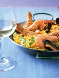 Buy Paella Valenciana with Chicken and Seafood at AllPosters.com