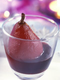 Buy Red Wine Pear, Served in a Glass at AllPosters.com