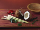 Buy Lemon Grass, Chili, Lemon Leaves, Pepper and Coconut at AllPosters.com