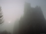 Buy View in the Morning Mist of Notre-Dame in Amiens, France at AllPosters.com