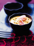 Mango Mousse with Chopped Pistachios & Rose Petals