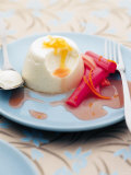 Panna Cotta with Rhubarb
