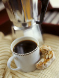 Cup of Coffee and Biscotti (Italian Almond Biscuits)