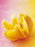 Orange Divided into Wedges