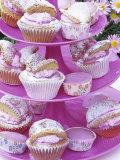 Butterfly Buns on Tiered Stand (UK)
