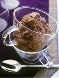 Chocolate Mousse in a Glass Cup