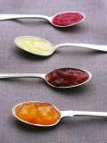 Apricot, Raspberry and Strawberry Jam and Lemon Curd