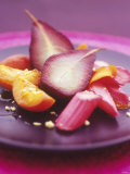 Poached Fruit (Pears, Rhubarb, Peaches)