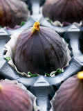 Fresh Figs in Paper Cases in Cardboard Packaging
