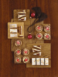 Assorted Christmas Baking (Mulled Wine Slices, Doughnuts)