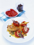Buy Calamari Ripieni (Stuffed Squid with Shellfish Sauce) at AllPosters.com