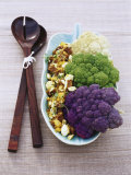 Buy Three-coloured Cauliflower with Egg Salad at AllPosters.com