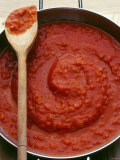 Pan of Home-Made Tomato Sauce