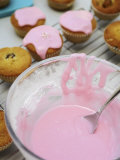 Pink Icing for Fairy Cakes