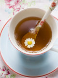 Chamomile Tea in Cup with Spoon