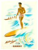 Buy Matson Lines in Hawaii, Surfer at AllPosters.com