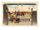 The 53 Stations of the Tokaido, The Start: Nihonbashi, Tokyo