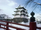 Hirosaki Castle in the Snow, Aomori, Japan
