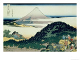 36 Views of Mount Fuji, no. 6: The Coast of Seven Leagues in Kamakura Giclee Print