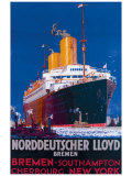 Buy Norddeutscher Llyod Bremen at AllPosters.com