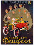 Buy Quadreilette Peugeot at AllPosters.com