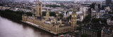 Aerial View of Big Ben, Houses of Westminster, London, England