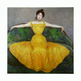 Lady in Yellow, c.1899