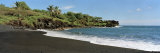 Surf on the Beach, Black Sand Beach, Maui, Hawaii, USA Photographic Print