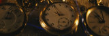 Close-Up of Pocket Watches