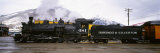 Steam Train on Durango and Silverton Narrow Gauge Railroad, Colorado, USA