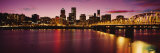 Willamette River at Sunset, Portland, Oregon, USA