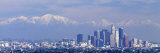 Snowcapped San Gabriel Mountains, Los Angeles, California, USA