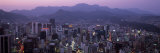 Aerial View of Central Business District, Seoul, South Korea