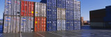 Cargo Containers on a Commercial Dock Photographic Print