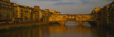 Bridge Across Ponte Vecchio, Arno River, Florence, Tuscany, Italy