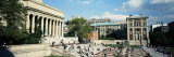 People in Front of a Library, Library of Columbia University, New York City, New York, USA