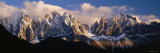 Snowcapped Mountain Peaks, Dolomites, Italy
