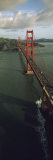 Aerial View of Golden Gate Bridge, San Francisco, California, USA