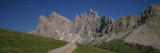 Dirt Road Leading to a Mountain, Geisler Gruppe, Italy