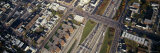Aerial View of New York City Marathon, New York City, New York, USA