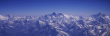 Aerial View of Himalayas, Kathmandu, Nepal
