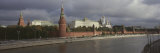 Buildings Along Grand Kremlin Palace, Moskva River, Moscow, Russia